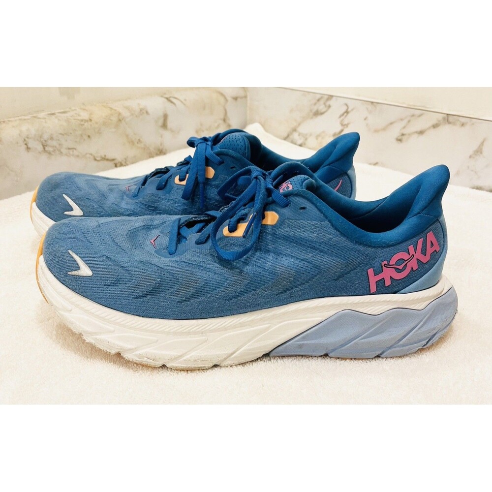 HOKA Arahi 6 Women’s 9.5 D Wide Blue Running Shoes Sneakers Athletic EU 42